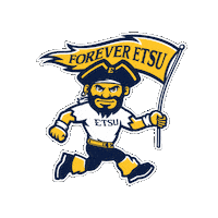 etsu_bucs tennessee buccaneers bucs bucky Sticker