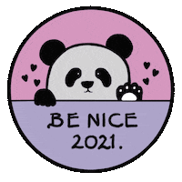 Be Nice New Year Sticker