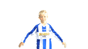 Blauwwit Sticker by Voetbalvereniging Scherpenzeel
