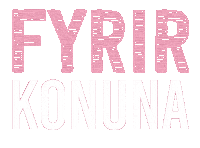 Pink Sticker by Kontor Reykjavik