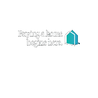 buyingahomebeginshere home house mortgages buyingahome Sticker