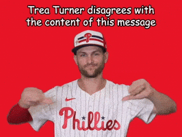 Trea Turner Thumbs Down GIF