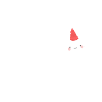 Happy Birthday Ghost Sticker