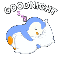 Good Night Sleeping Sticker by Pudgy Penguins