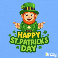 St Patricks Day Leprechaun GIF by Brzzy