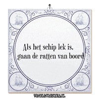 Spreuk Verandering Sticker by Tegelspreuken.nl