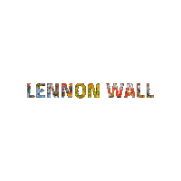 Lennonwall Sticker by AAU Student Council