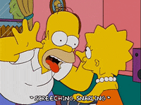 watching homer simpson GIF