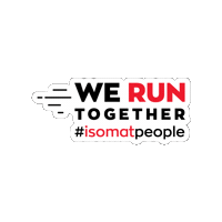 Run Running Sticker by ISOMAT
