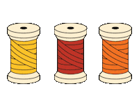 Thread Sticker by Made4you