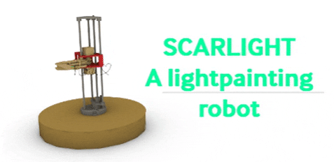 hugofelixgarcia giphygifmaker robot lightpainting fabacademy GIF