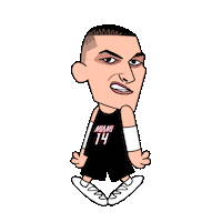 Miami Heat Knockout Sticker