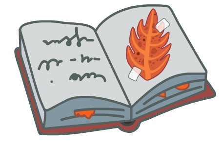 jekgiz giphyupload fall book autumn Sticker