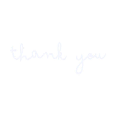 triskellgreen thank you cursive thank you white triskellgreen Sticker