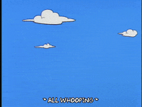 whooping homer simpson GIF