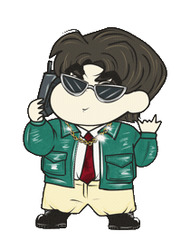 Sunglasses Chilling Sticker
