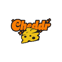 Cheddr cheese cheddar cheddr cheddrco Sticker