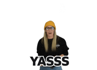 Happy Jump Sticker by CarleyJones