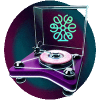 beon1x music party logo festival Sticker