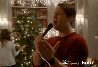 The Mindy Project Singing GIF by HULU