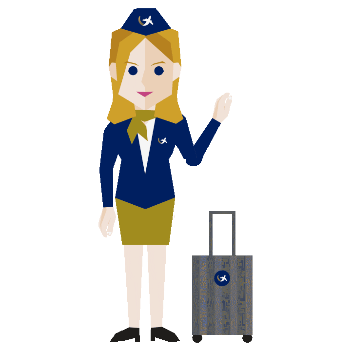 cabin crew gta Sticker by GlobalTrainingAviation