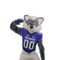 Willie The Wildcat Sticker by Northwestern Alumni Association