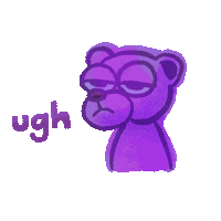 Mood Ugh Sticker
