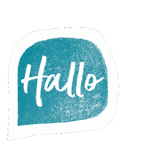 muellerinart hi hallo muellerinartstudio Sticker