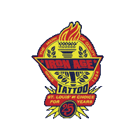 Piercing Saint Louis Sticker by IronAgeStudios