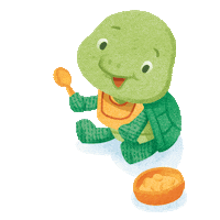 HylandsHealth happy food kids turtle Sticker