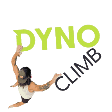 Climbing Climb On Sticker by DynoClimbDeland