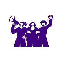 Frauenstreik Sticker by Gewerkschaft Unia