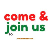 Come And Join Sticker by appletreeps