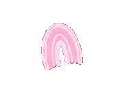 chloemdesign pink rainbow artist rainbows Sticker