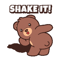 Shake It Dancing Sticker by BEARISH