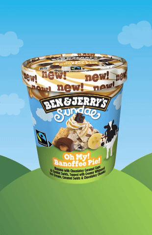 Ben & Jerry's New Flavor Oh My! Banoffee Pie!