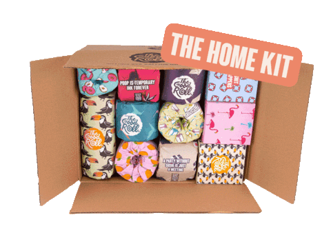 Toilet Paper Sticker by The Good Roll