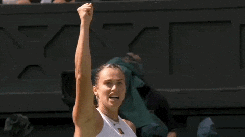 Aryna Sabalenka Sport GIF by Wimbledon
