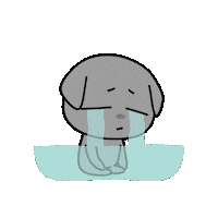 Sad Crying Sticker