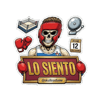 Skull Lo Siento Sticker