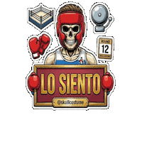 Skull Lo Siento Sticker