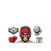 Skull Lo Siento Sticker