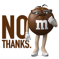 m&m no Sticker by M&M’S Chocolate
