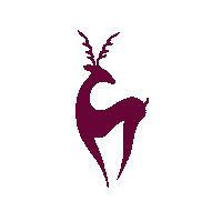 purple deer Sticker by Frank & co.