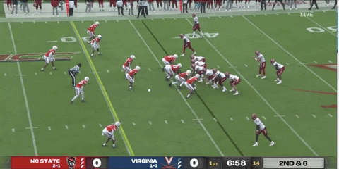 therealessad giphygifgrabber football uva ncstate GIF