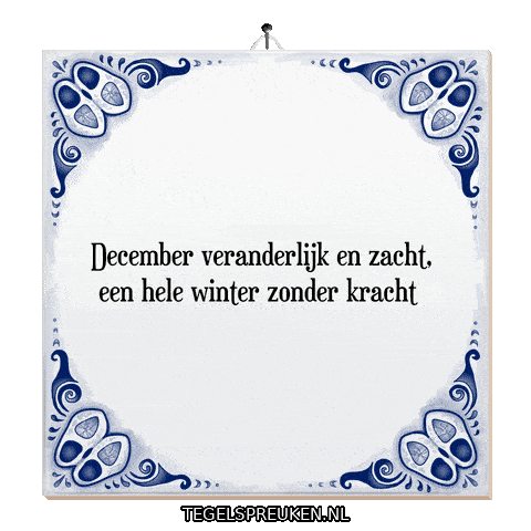 Winter Humor Sticker by Tegelspreuken.nl