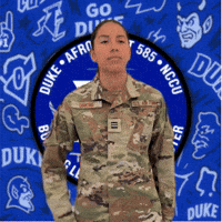 Salute Airforce GIF by Duke AFROTC