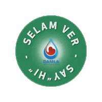 Sayhi Rozet Sticker by Uluslararası Damla Gönüllüleri