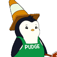 Penguin No Sticker by Pudgy Penguins