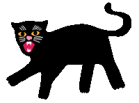 Angry Cat Sticker by Georgia Perry